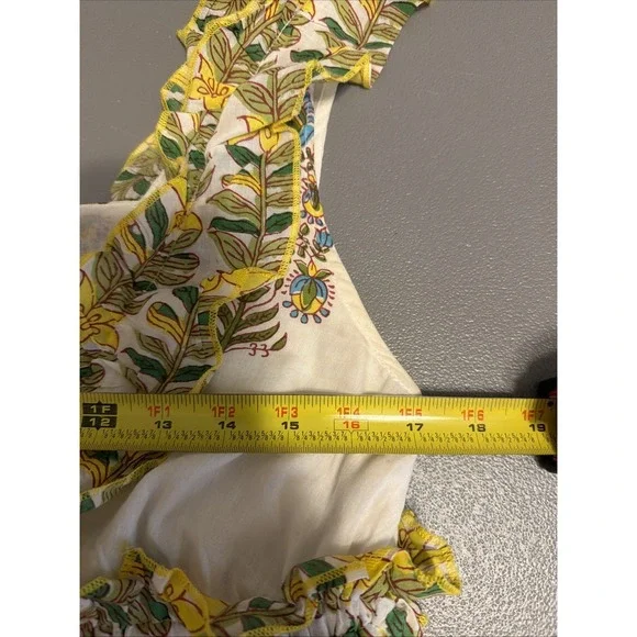Anthropologie Love the Label Maxi Dress Size Medium floral Peasant Cottagecore - Picture 8 of 12